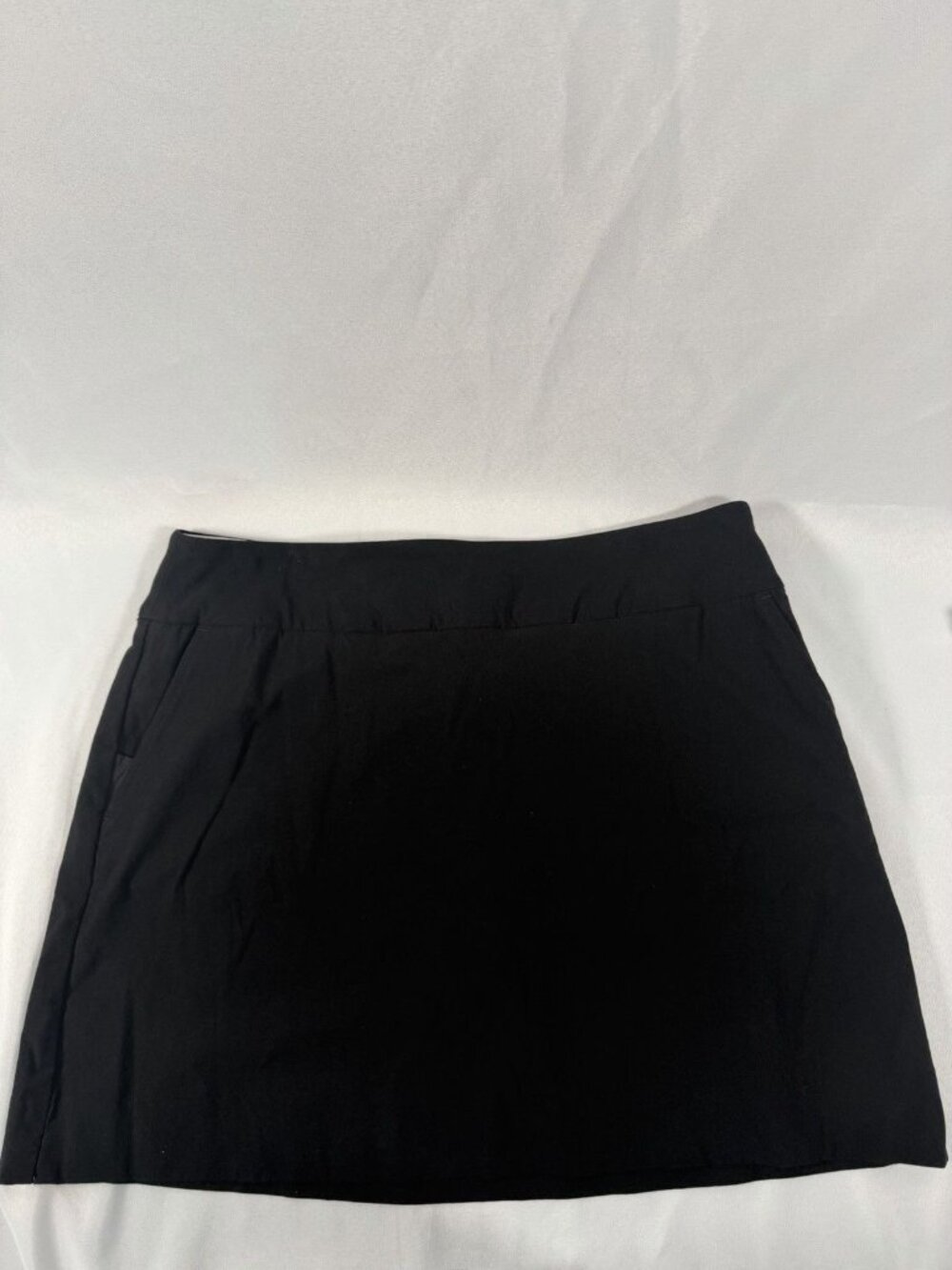 Swing Control Performance Golf Pickleball Skort Size 14 Solid Black Print